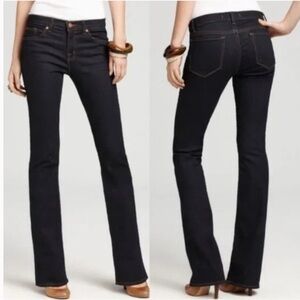 J Brand Starless Dark Wash Slim Boot Leg Jeans 27 Retro Y2K Style Elena Gilbert